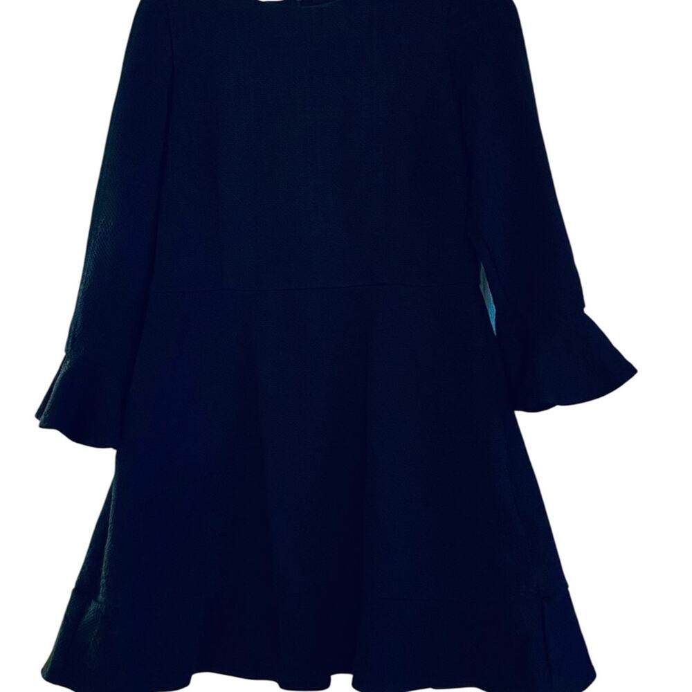Eliza J Navy Blue Mini Dress with Flared Sleeves - Picture 2 of 7